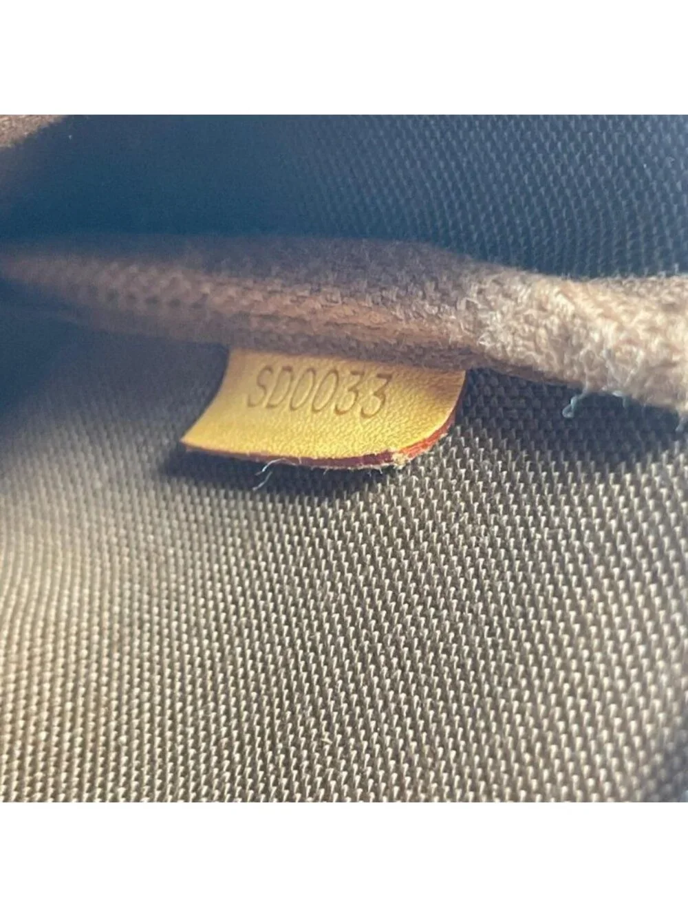 Louis Vuitton Handbag Pochette Accessoire Monogram Canvas Brown Gold